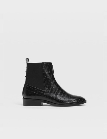 Botine Stradivarius, negru