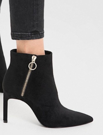 Botine Stradivarius, negru