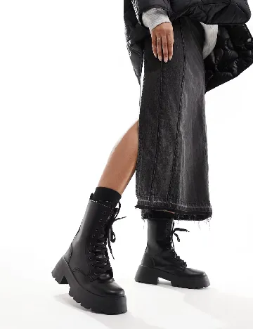 Bocanci ASOS, negru Negru