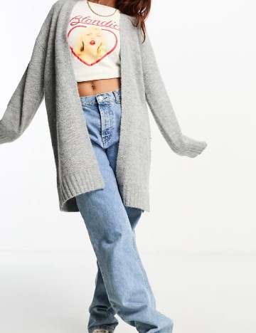 Cardigan ASOS, gri