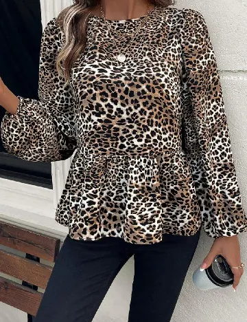 Bluza SHEIN, animal print Animal print