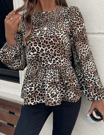 Bluza SHEIN, animal print Animal print