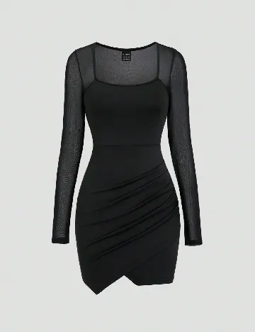 Rochie scurta SHEIN, negru Negru