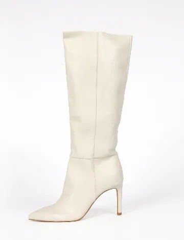 Cizme Stradivarius, crem Crem