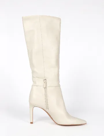 Cizme Stradivarius, crem Crem