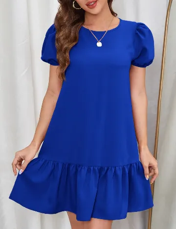 Rochie scurta SHEIN, albastru Albastru