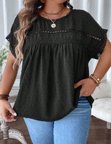 Bluza SHEIN CURVE, negru