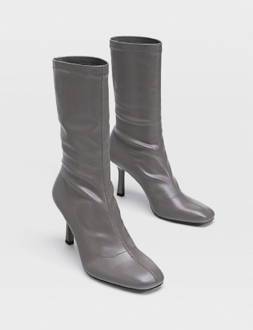 Botine Stradivarius, gri