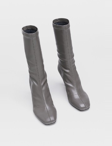 Botine Stradivarius, gri