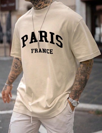Tricou SHEIN, crem