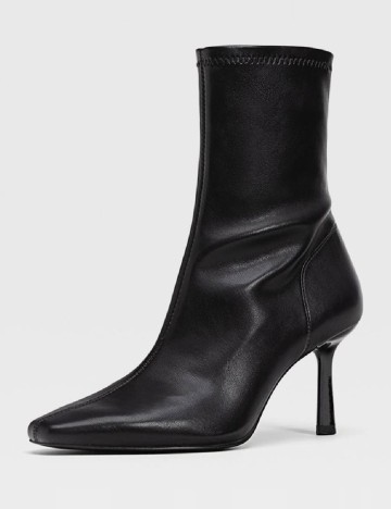 Botine Stradivarius, negru