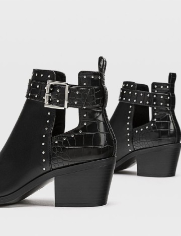 Botine Stradivarius, negru