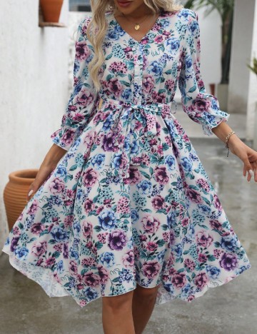 Rochie scurta SHEIN, floral