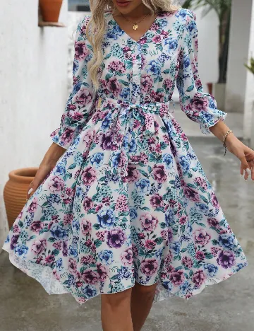 Rochie scurta SHEIN, floral Floral print