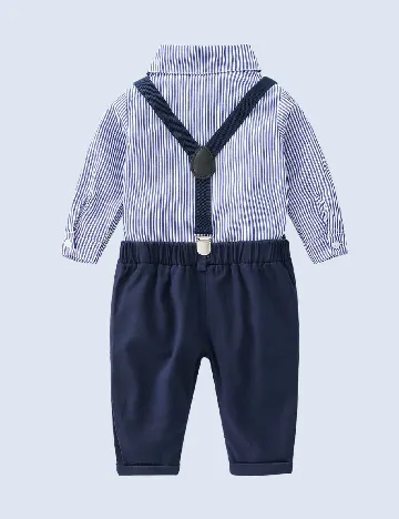 Compleu Shein Kids, bleumarin Albastru