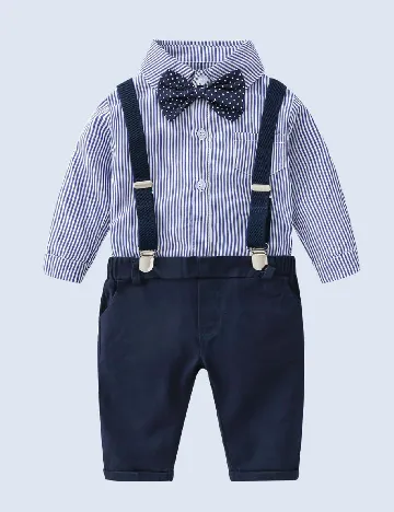 Compleu Shein Kids, bleumarin Albastru