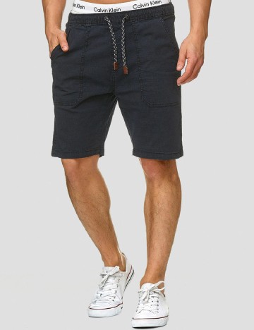 Pantaloni scurti INDICODE, negru