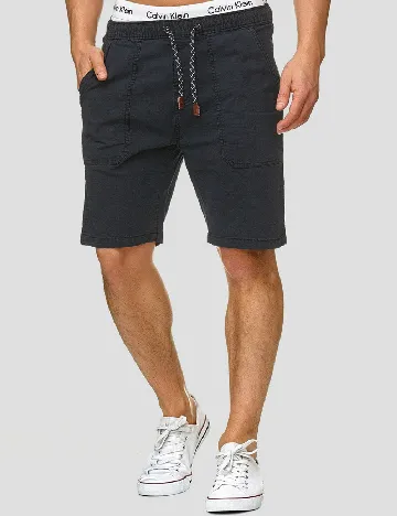 Pantaloni scurti INDICODE, negru Negru