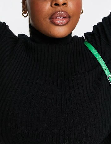 Bluza ASOS Curve, negru