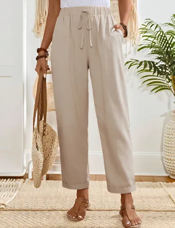 Pantaloni Emery Rose, crem Crem