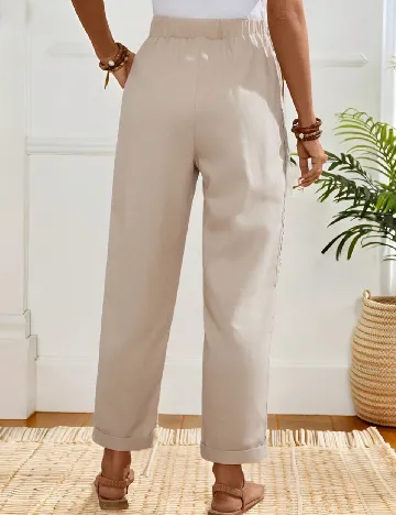 Pantaloni Emery Rose, crem Crem