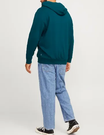 Hanorac Jack&Jones Plus Size Men, turcoaz Verde