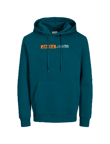 Hanorac Jack&Jones Plus Size Men, turcoaz Verde