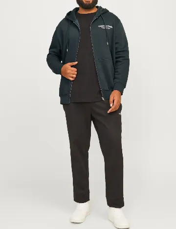 Hanorac Jack&Jones Plus Size Men, verde inchis Verde