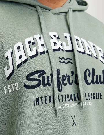 Hanorac Jack&Jones Plus Size Men, verde deschis Verde