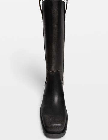 Cizme Stradivarius, negru
