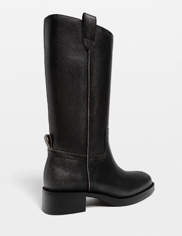Cizme Stradivarius, negru