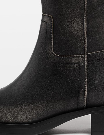 Cizme Stradivarius, negru