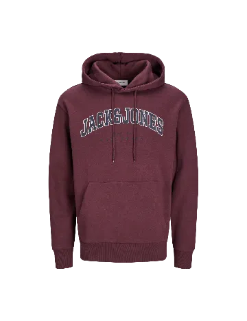 Hanorac Jack&Jones Plus Size Men, grena Rosu