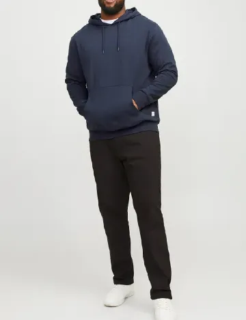 Hanorac Jack&Jones Plus Size Men, bleumarin inchis Albastru