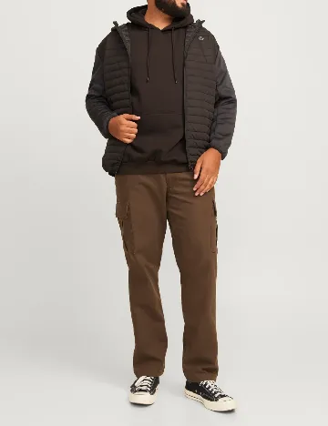 Hanorac Jack&Jones Plus Size Men, maro Maro