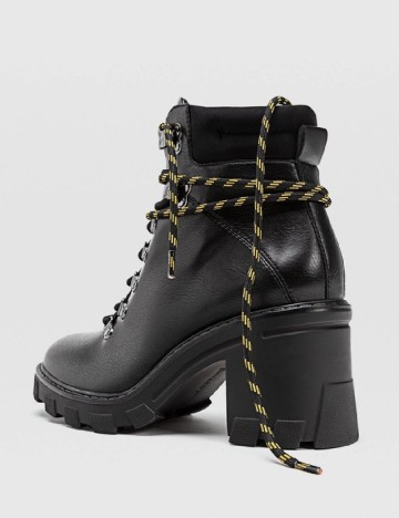 Botine Stradivarius, negru
