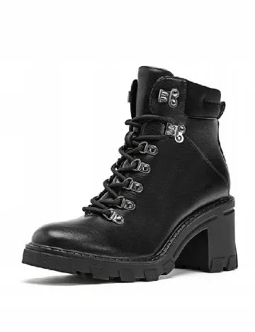 Botine Stradivarius, negru Negru