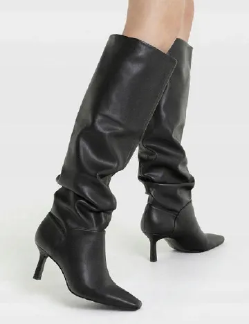 Cizme Stradivarius, negru Negru