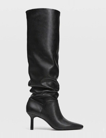 Cizme Stradivarius, negru