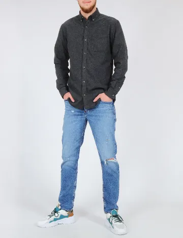 Camasa Jack&Jones, gri inchis Gri