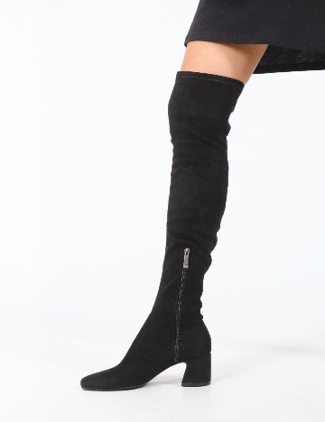 Cizme Stradivarius, negru