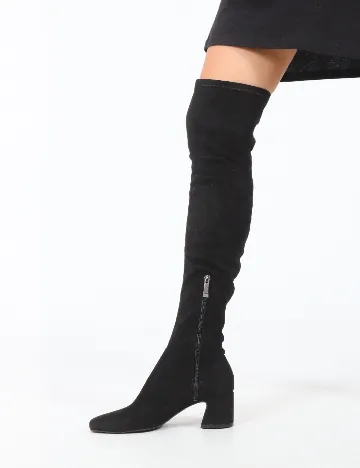 Cizme Stradivarius, negru Negru