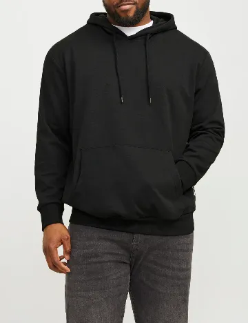 Hanorac Jack&Jones Plus Size Men, negru Negru