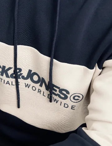 Hanorac Jack&Jones Plus Size Men, bleumarin inchis Albastru