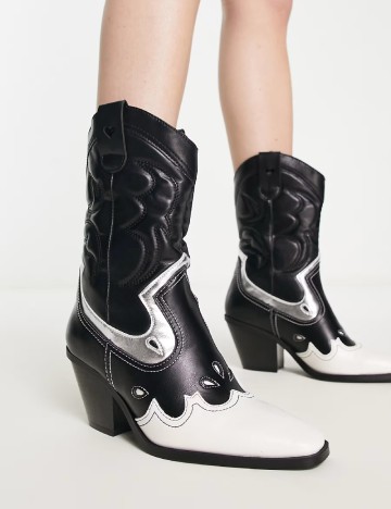 Ciocate Stradivarius, alb/negru