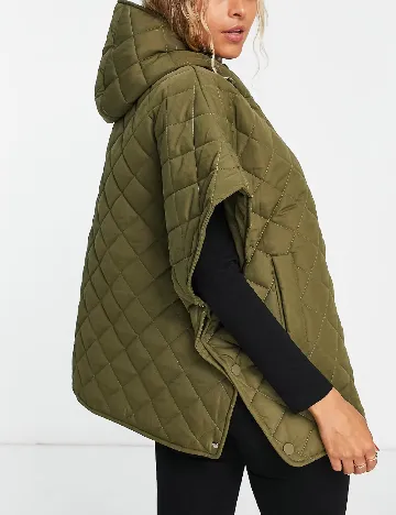 Poncho Threadbare, verde Verde