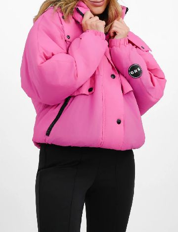 Geaca Top Shop, roz