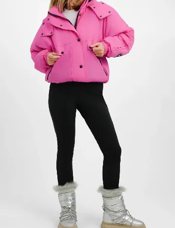 Geaca Top Shop, roz Roz