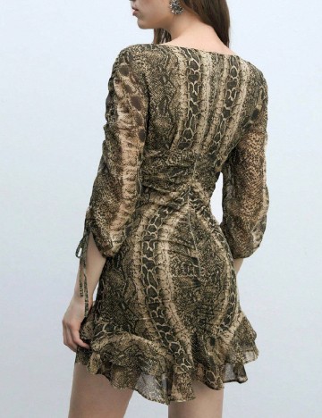 Rochie scurta SHEIN, verde