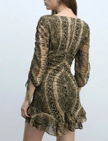 Rochie scurta SHEIN, verde Verde